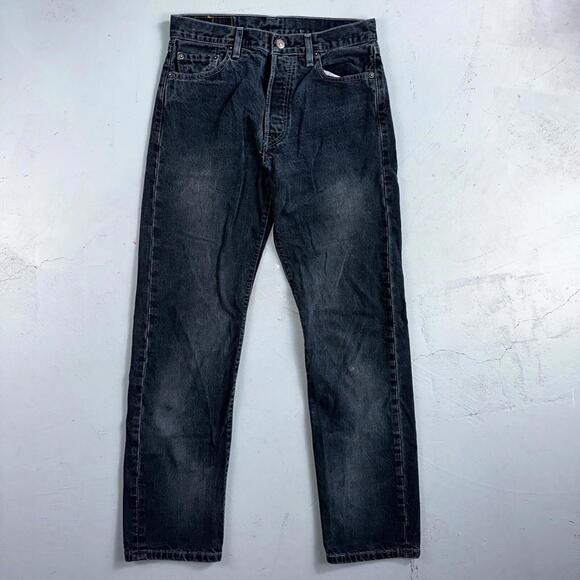 Levis 501 Vintage 90s Mexico Straight Leg Jeans 30x32 Y2K Dark